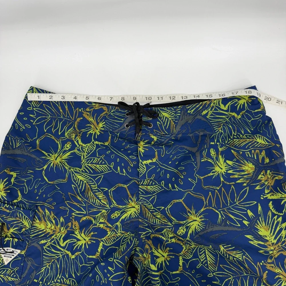 Columbia Men's PFG Offshore II Board‎ Shorts Sz 38 Floral Fishing 11